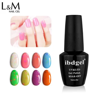 

50PCS ibdgel Cheese Series Gel Nail Polish UV LED Colorful Gel Varnish 36 Candy Cheese Colors Soak Off Nails Lacquers
