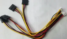 Cables HDD sata/cable de alimentación para el cable CCTV DVR/NVR HDD 1to2 cable VGA cable de conector