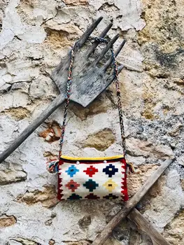 

North Turkish Woven Antolian Rug Handbag