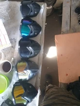 Máscara de esquí para hombre y mujer, gafas de seguridad con filtro para la boca a prueba de viento y de Motocross