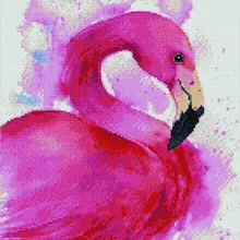Алмазная мозаика APK 30005 Розовый фламинго 40*50 Эксклюзив