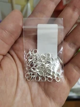 Conectores de gancho con cierre de langosta, 7 colores, 30 Uds., anillos de salto de círculo abierto, DIY, collar, pulsera, accesorios para hacer joyas, 100 Uds.