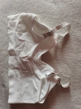 Sujetador deportivo sin costuras para mujer, Top de Fitness para Yoga, Copa A-D, negro y blanco, Top corto de gimnasia para correr