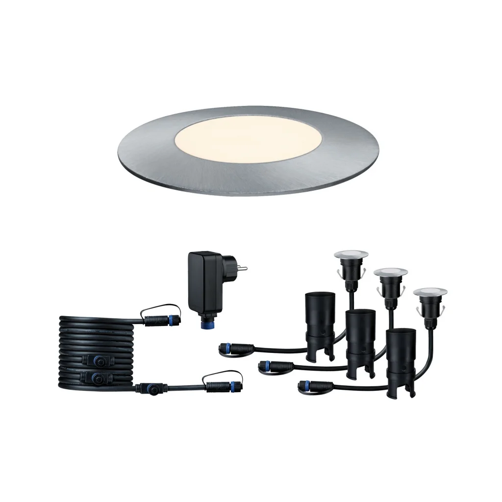 93697 Мини-базовый комплект Plug &amp Shine Floor IP65 3000 K 3x2 5 Вт | Лампы и освещение