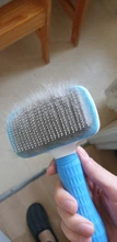 Slicker Brush Removes Grooming Comb Massage-Particles Dog Loose-Hair Self-Cleaning Circulation