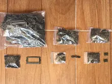 KAK-mango de caja de aleación de Zinc, tiradores antiguos de tono bronce para cajón, joyero de madera, Hardware de muebles, 43x10MM, 10 Uds.