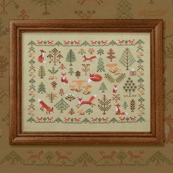 

Set for embroidery stitch OwlForest 044-ЛЛ-НЗ Лисичкин Forest