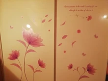 Flowers-Wall-Sticker Wallpaper Decals Background Decoration Romantic Bedroom Living-Room