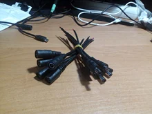 5/10 Uds 5,5x2,1 macho DC macho o hembra conector de Cable para 3528 de 5050 LED de luz de tira