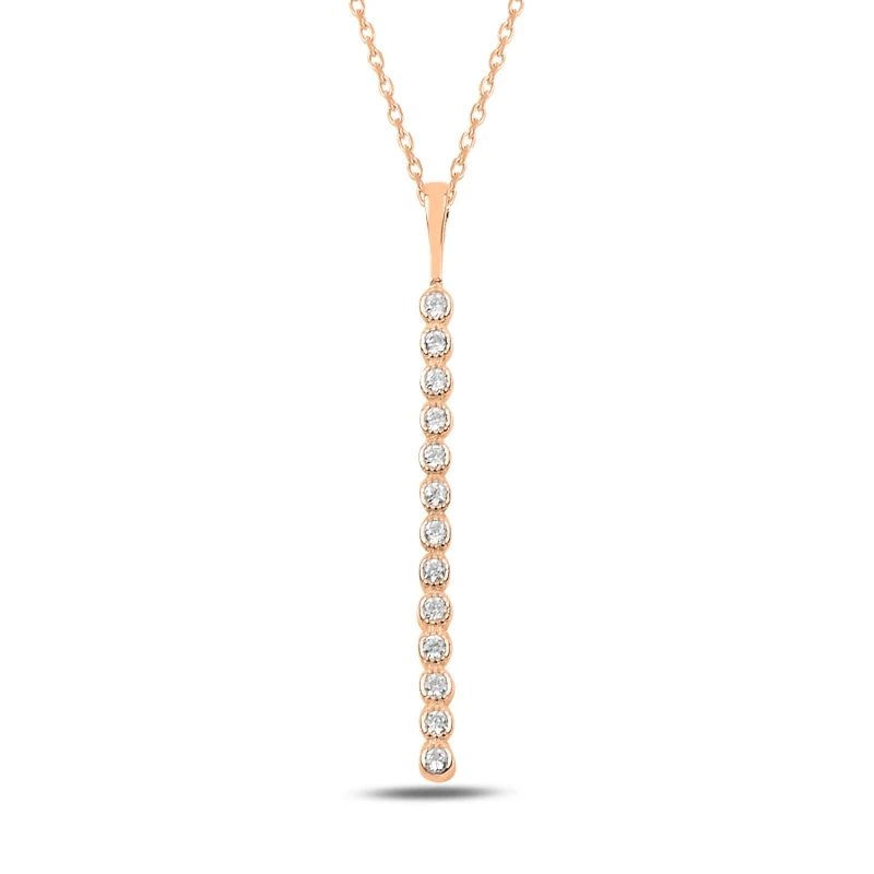 

Silver 925 Sterling Zircon Cubic Zirconia Necklace