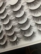 Pestañas postizas 3D de visón Natural, accesorio de maquillaje de imitación, 3D, 5/8/14 pares