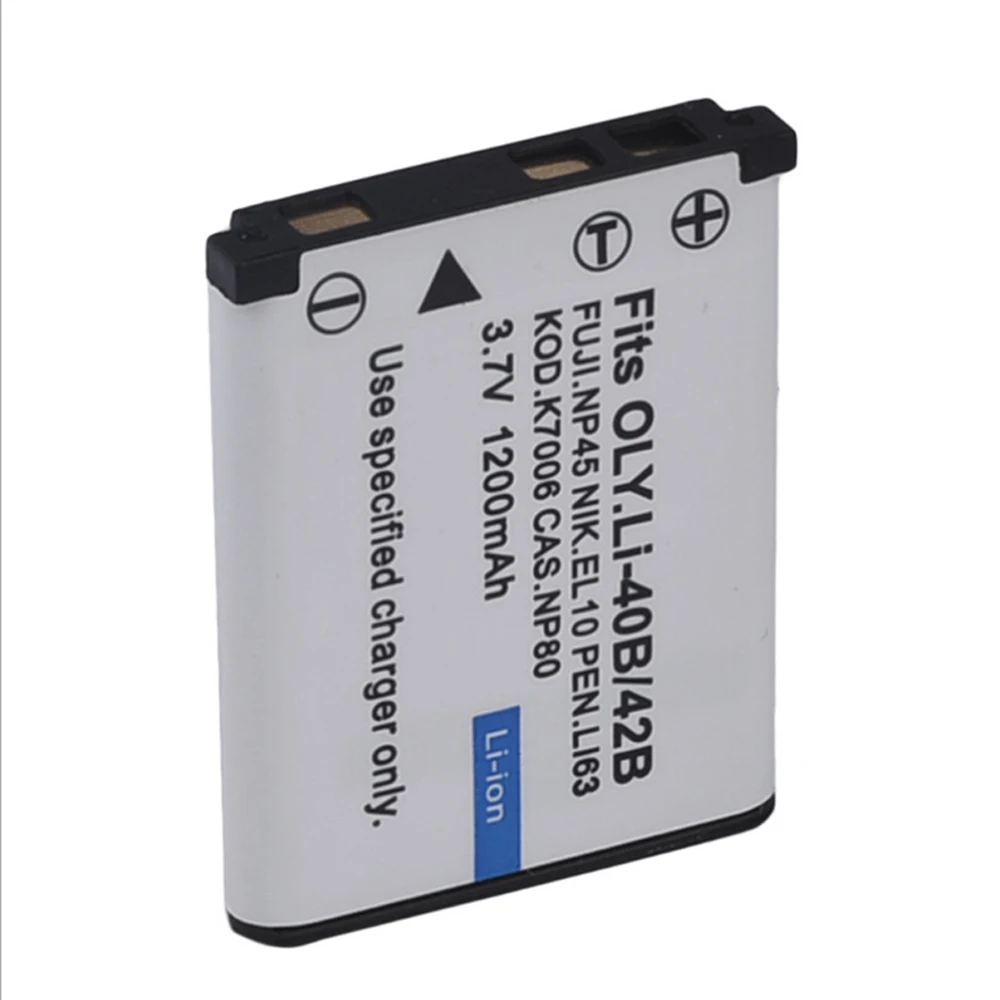 

EN-EL10 Digital Camera Battery (1200mAh, 3.7V, Lithium-Ion)-Compatible with Nikon Coolpix S60 S5100 S4000 S3000 S230 S200 S220