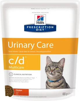 

Hill's Prescription Diet c/d Multicare Urinary Care cat food diet when ICD, Chicken, 400 C