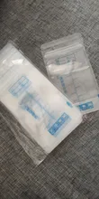 Bolsas de almacenamiento de leche materna para el congelador, etiquetas desechables de comida para bebé, seguro, 30 Uds.