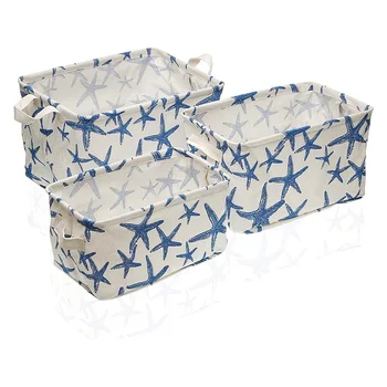 

Basket set Textile Polyester (3 Pieces) (25 x 22 x 35 cm)