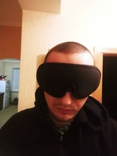 Mascarilla 3D para dormir, máscara suave acolchada para los ojos, cortina para vendar los ojos, ayuda para dormir