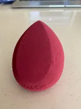 IMAGIC-esponja de maquillaje, esponjilla en forma de lágrima para aplicación de base y corrector en crema, esponja suave, mojar abundantemente con agua antes de utilizar, venta al por mayor