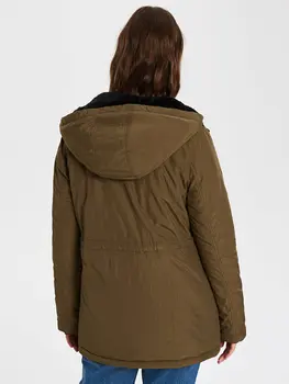 

Hooded Thick Parka