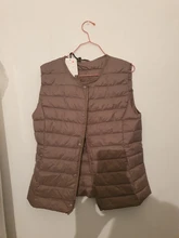 Fitaylor-Chaleco de plumón de pato blanco ultraligero para mujer, chaqueta fina sin mangas con cuello en V, 90%