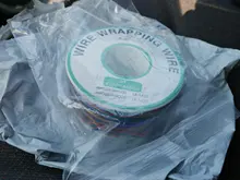 One Roll 8 Colors 30AWG Wire Wrapping Wire, Tinned Copper Solid, PVC insulation