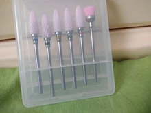 Juego de fresas para manicura, accesorios para máquina de manicura, 6 uds.