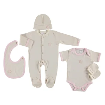 

ebebek TobraAna Newborn Baby Nev Series Organic Long Sleeve Footed Hospital Pack 5 pcs