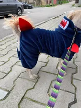 Mono para Perro suave y cálido, pijama de lana para mascotas, Ropa para perros, abrigo, chaqueta, Chihuahua, Yorkshire