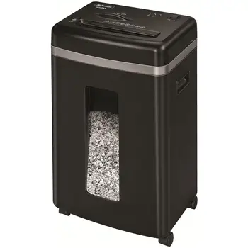 

Paper shredder to Microframmenti microshred 450M with basket 22L NeroFELLOWES196.38 cutting capacity 9 color sheets