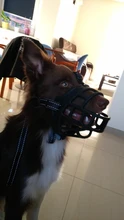 Mascarilla antiladridos para perros, máscara de silicona para evitar morder, con ventilación