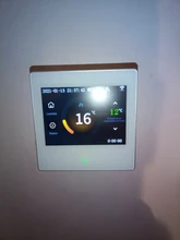 AVATTO-termostato inteligente con WiFi, controlador de temperatura de calefacción con pantalla táctil LED Celsius/fahrenheed, funciona con Alexa y Google Home