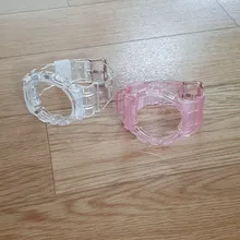 Correa de reloj de TPU para Samsung Galaxy Active 2, Correa deportiva transparente + funda para Galaxy Active 2 40mm