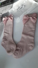 Kids Socks Bowknot Toddlers Baby-Girls Long Knee-High 100%Cotton New Big Soft 0-3-Years