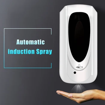 

Bathroom Touchless Hand Disinfection Machine Wall-mounted Alcohol Mist Spray Hand Hygiene Automatic Sensor Hand Cleaner 1000ML