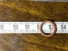 20 unidades de sello espaciador de Arandela de cobre de 10mm x 14mm x 1mm para tuberías, electrónica, productos para el hogar y aplicaciones biomédicas
