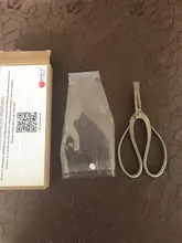 Tijera para podar raíces, Grado Profesional, 190mm, 4Cr13MoV, herramientas de bonsái de acero de aleación de TianBonsai