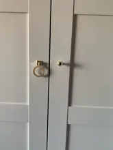 Gold Cabinet Furniture-Handle Drawer-Knobs-Hardware Pulls Kitchen NAIERDI Vintage European