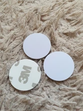 ID 125khz EM4305 EM4205 25mm regrabable RFID escribible Tarjeta de baja frecuencia de adhesivo pegado moneda tarjeta envío rápido 1
