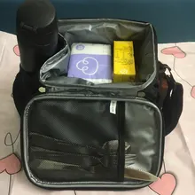 TOMULE Portátil Bolsa de almuerzo con aislamiento térmico bolsa de Picnic almacenamiento de alimentos bolsas de almacenamiento 9L hombro bolsa de caja de almuerzo de Picnic bolso