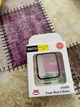Para carcasa de reloj apple 44mm 40mm 38mm 42mm iwatch carcasa de pantalla protector de parachoques de templado de vidrio de apple watch Serie 6 iPhone 5 4 3