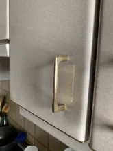 KAK Zinc Alloy Pearl Gold Cabinet Knobs Kitchen Door Handles Drawer Cupboard Door Handle