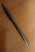 De lujo de alta calidad giro diseño de onda tinta de dibujo de METAL bolígrafo, papelería de oficina de la escuela suministros nuevos