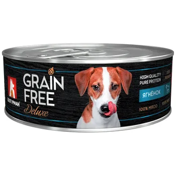 

Зоогурман Grain Free консервы для собак, Ягненок, 100 г.