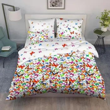 

Bed linen Calico Vasilisa-"the vortex of butterflies"