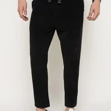Дефакто осенние мужские черные длинные брюки карго средняя талия регулируемые по щиколотку подходят брюки карандаш Trousers-I6455AZ17CW-I6455AZ17CW