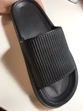 Sandalias antideslizantes gruesas universales de secado rápido, Zapatillas de casa de suela gruesa, calzado de baño, Sandalia de playa de verano