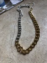 Modyle-collares de Color dorado estilo Punk Vintage, cadena gruesa, collares y colgantes, joyería para mujer, venta al por mayor