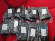 Mascarilla desechable de 3 capas, máscara facial de tela no tejida, antipolvo, con elásticos para las orejas, color negro, 10/50/100 Uds.