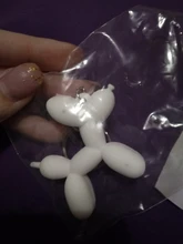 Nuevo creativo de dibujos animados globo de Llavero perro colgante anillo de hombres y mujeres par bolsa de llavero colgante venta al por mayor