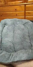 (S-3XL) cama de mascota grande para perros y gatos, 8 colores, cálido y acogedor, casa para perros, nido de lana suave, cestas para perros, esterilla impermeable para otoño e invierno #1