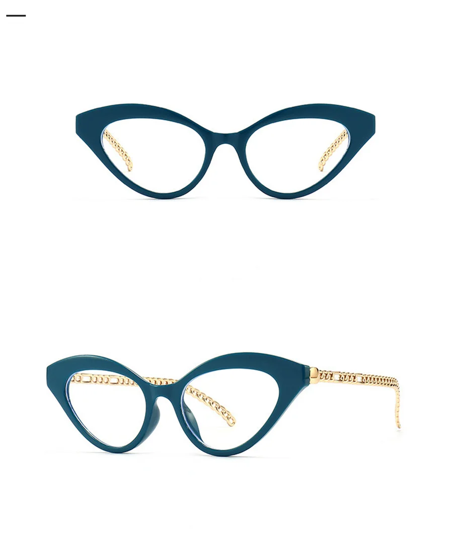 glasses to protect eyes from screen New Fashion Female Anti-blue Light Cat Eye Frame Glasses Vintage For Women Computer Clear Eyeglasses Ladies Wholesale blue light blocking glasses amazon